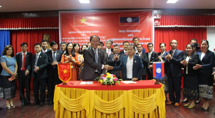 Quảng Nam: Hội đàm thường niên với Ủy ban Mặt trận Lào xây dựng đất nước tỉnh Sê Kông